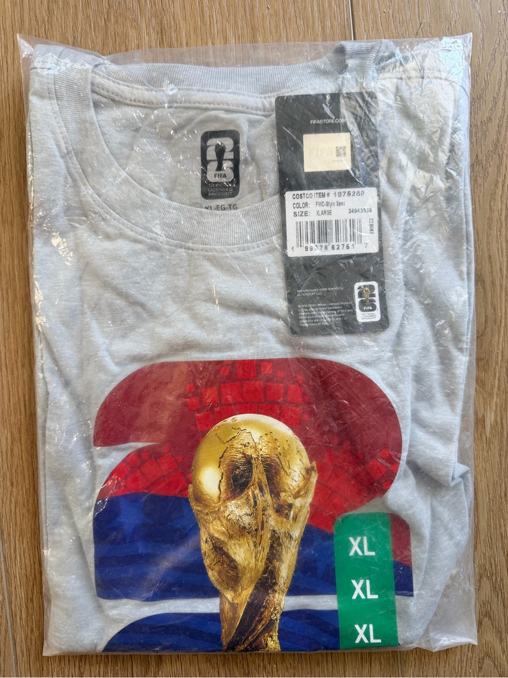 XL Official FIFA 2026 World Cup T-shirt
